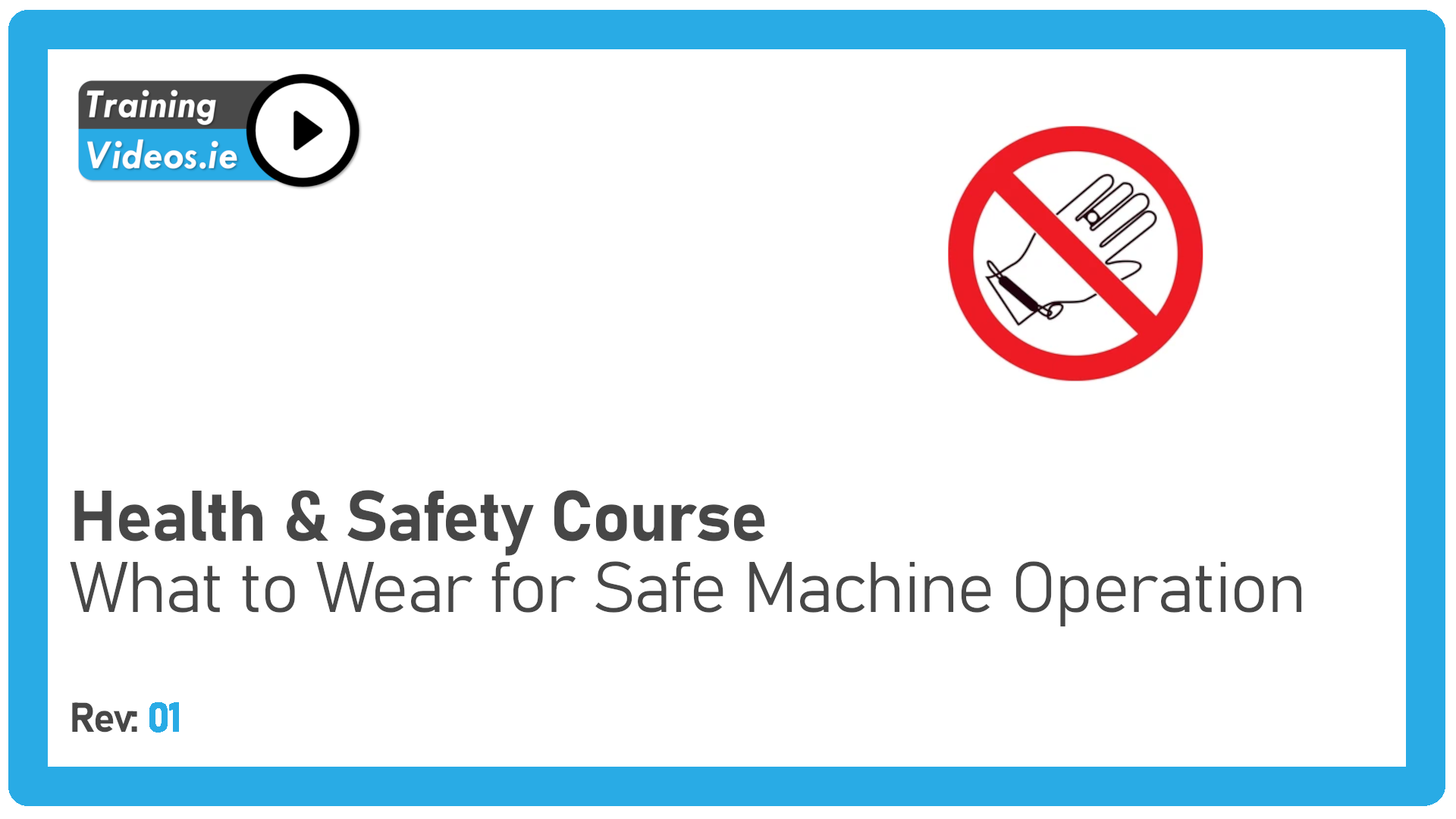 What to Wear for Safe Machine Operation